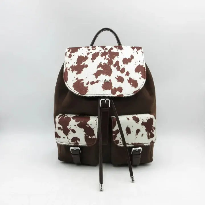 RODEO™ BROWN COW PRINT BACK PACK - AMAZING QUALITY