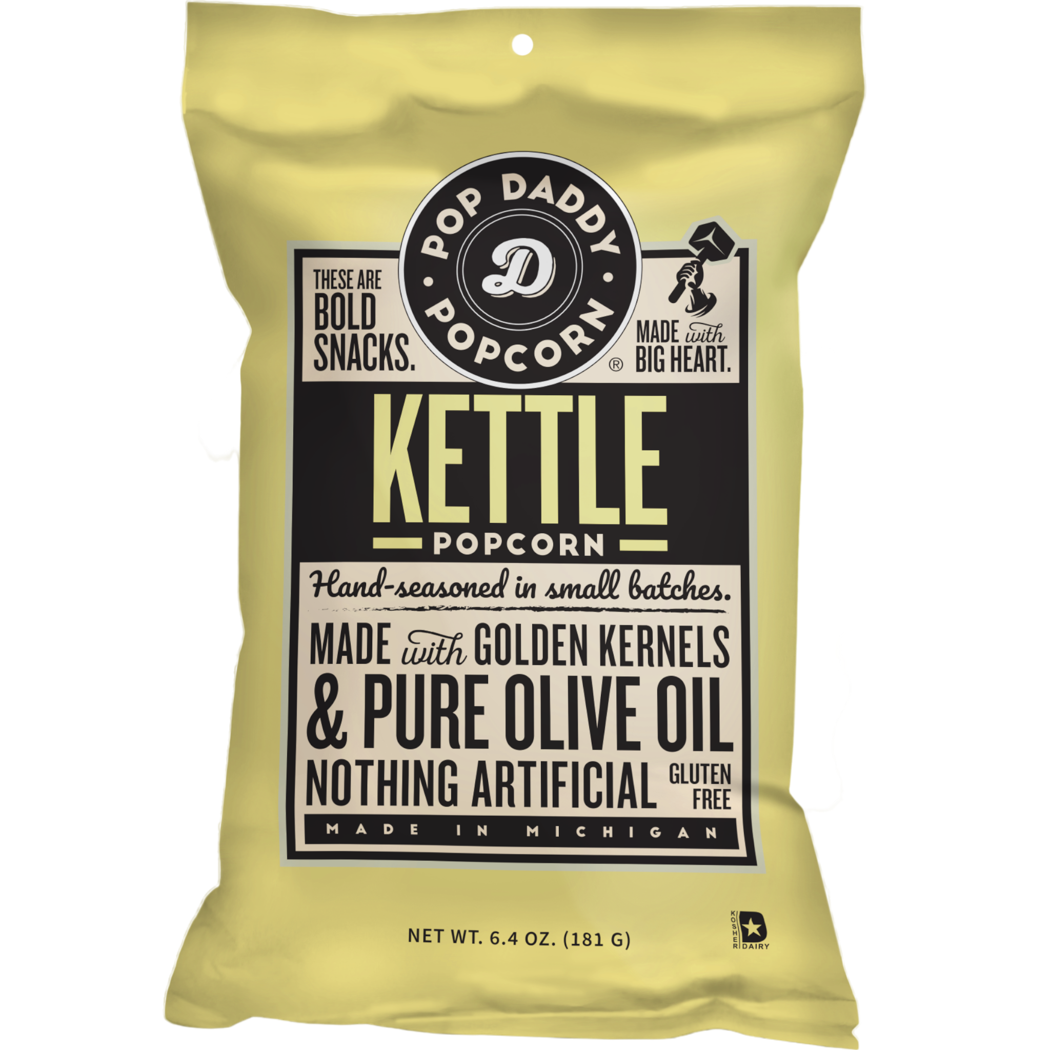 Pop Daddy Kettle Popcorn 6.4 OZ