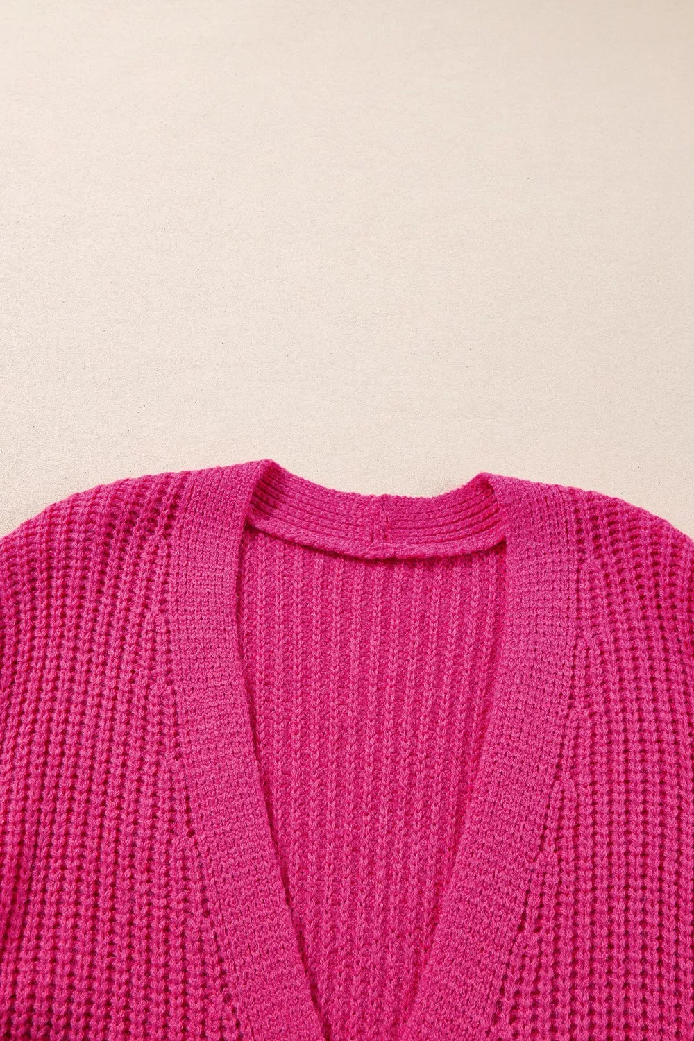 CHUNKY KNIT BUTTON-DOWN CARDIGAN Cardigan
