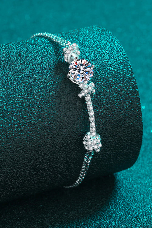 2 CARAT MOISSANITE .925 STERLING SILVER BRACELET bracelet