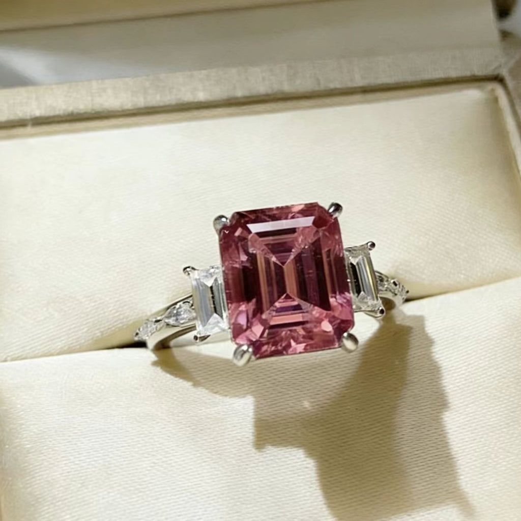 5 CARAT MOISSANITE .925 STERLING SILVER RING RINGS