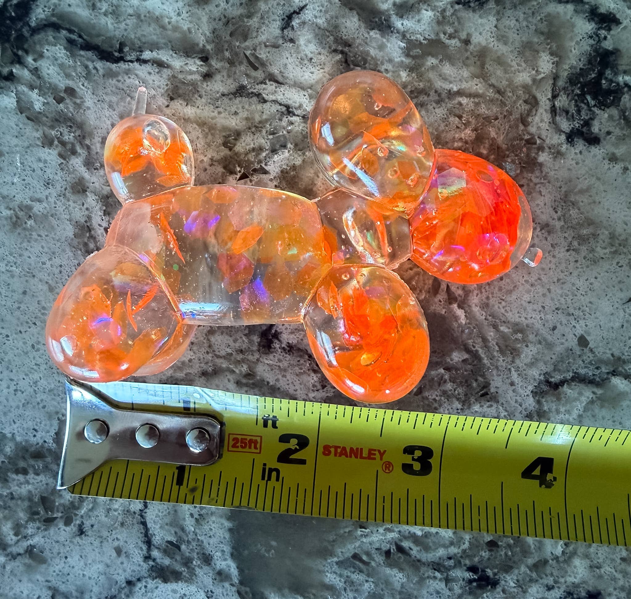Squishy Squish Maltose Glitter Balloon Dog Stress Toy
