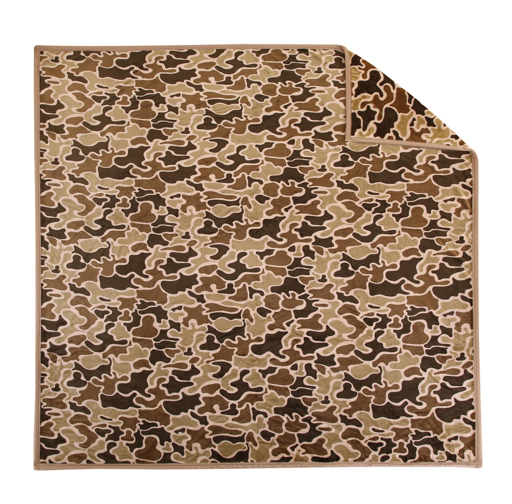 DUCK CAMOFLAGE KING SIZE BLANKET | SUPER SOFT PLUSH CAMO BLANKET Blanket