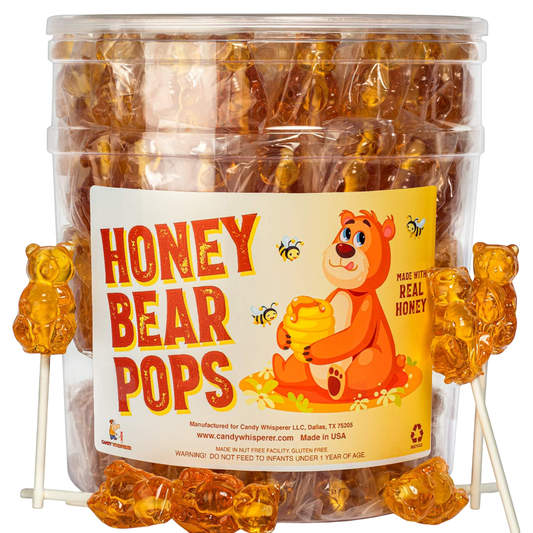 Honey Bear Lollipops