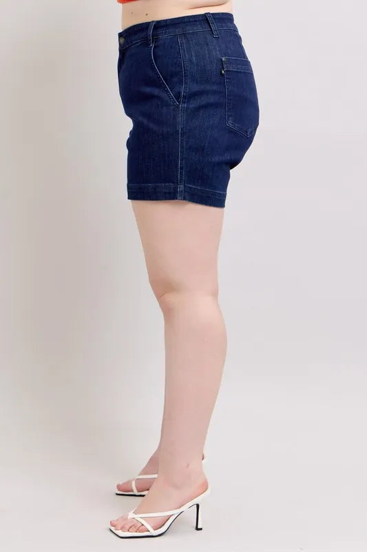 Judy Blue Plus Size High Waist Denim Shorts