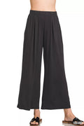 ZENANA ELASTIC WAIST COMFY LOUNGE PANTS loungewear