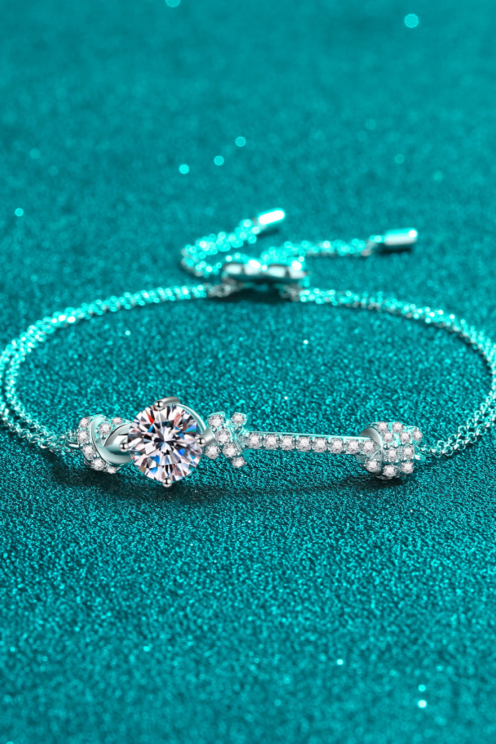 2 CARAT MOISSANITE .925 STERLING SILVER BRACELET bracelet