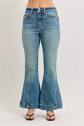 JUDY BLUE HIGH WAIST VINTAGE WASH FLARE JEANS Judy Blue Denim