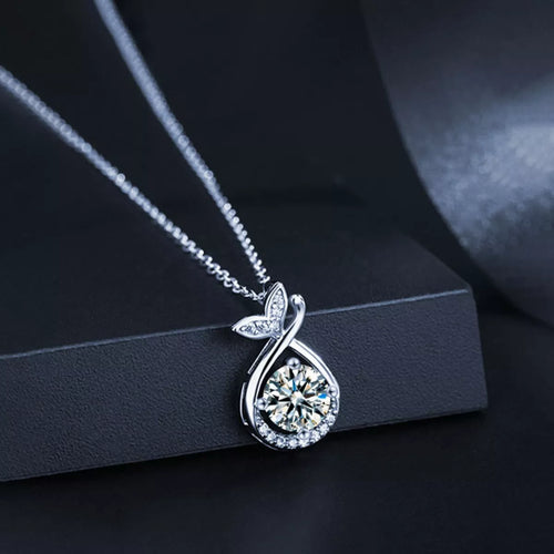 1 CARAT MOISSANITE PENDANT NECKLACE Necklace