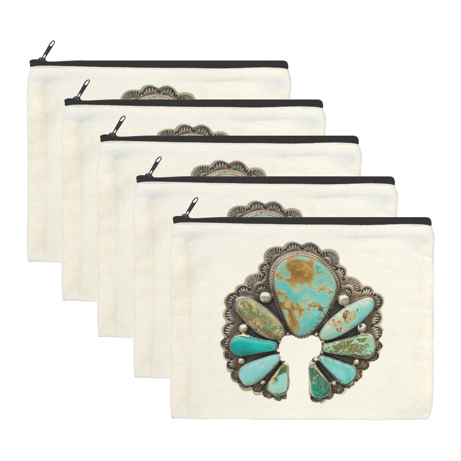TURQUOISE NAJA ACCESSORY BAG - MADE IN THE USA!