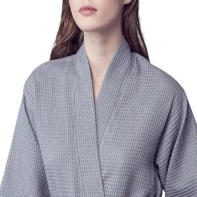 Lightweight Cotton Waffle Robe for Women