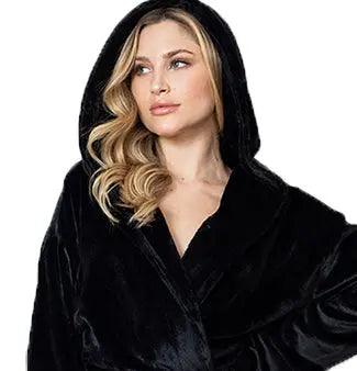 Women's Hooded Plush Robes