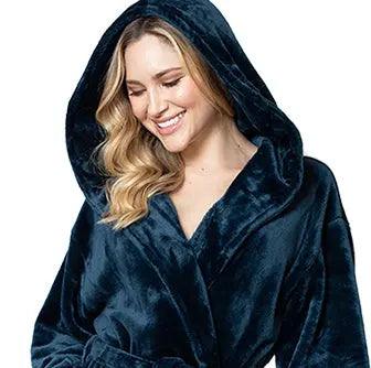 Women's Hooded Plush Robes