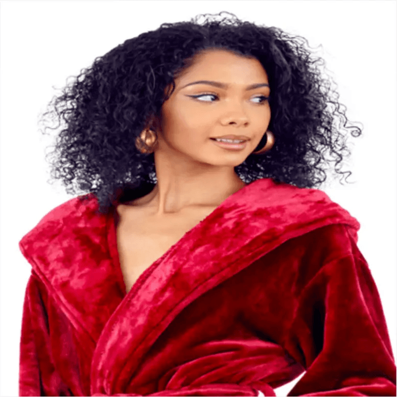 Women's Hooded Plush Robes