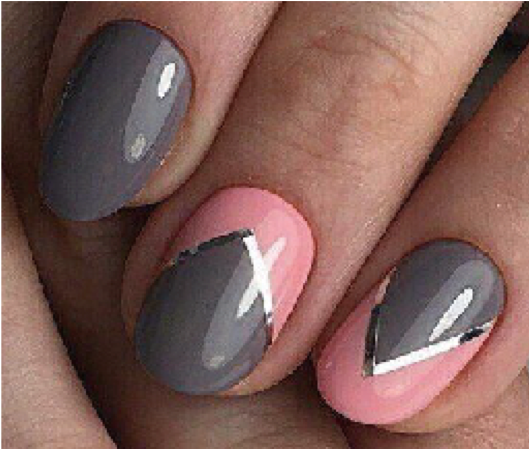 Pink & Grey Geo