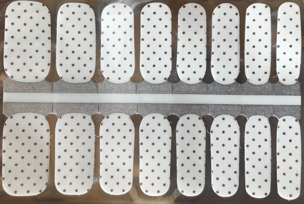 Rose Gold Dots - Sheer Overlay