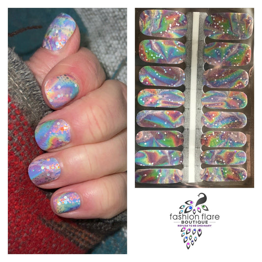 Marbled Confetti Holo