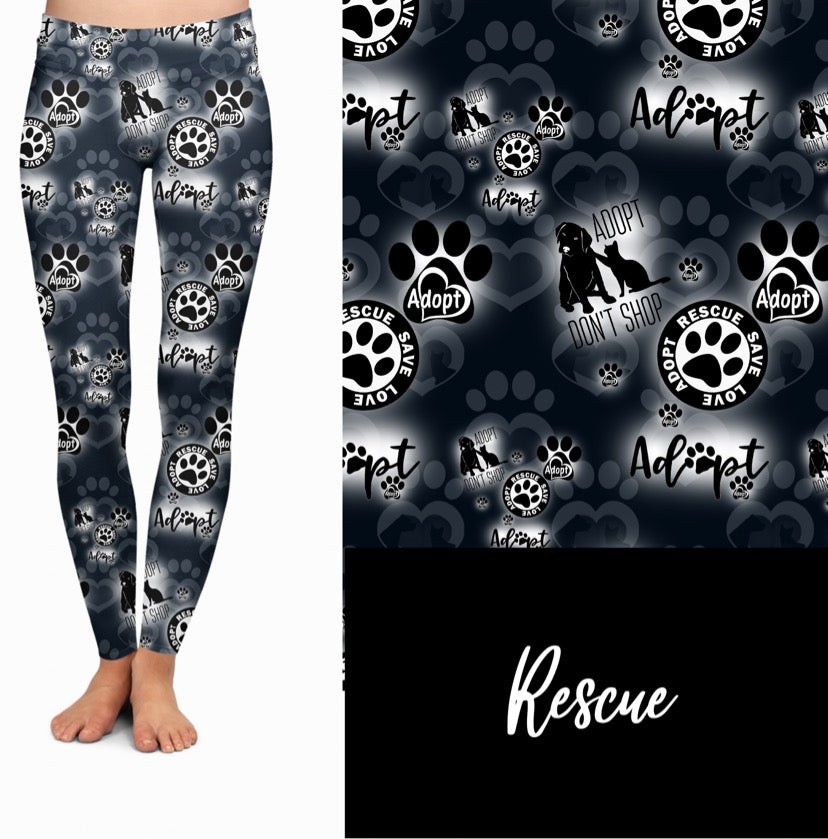Rescue leggings, capris, lounge pants, and joggers
