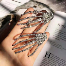 Load image into Gallery viewer, Skelly Hand Hair Clip
