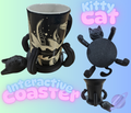 3D PRINTED KITTY CAT COASTER