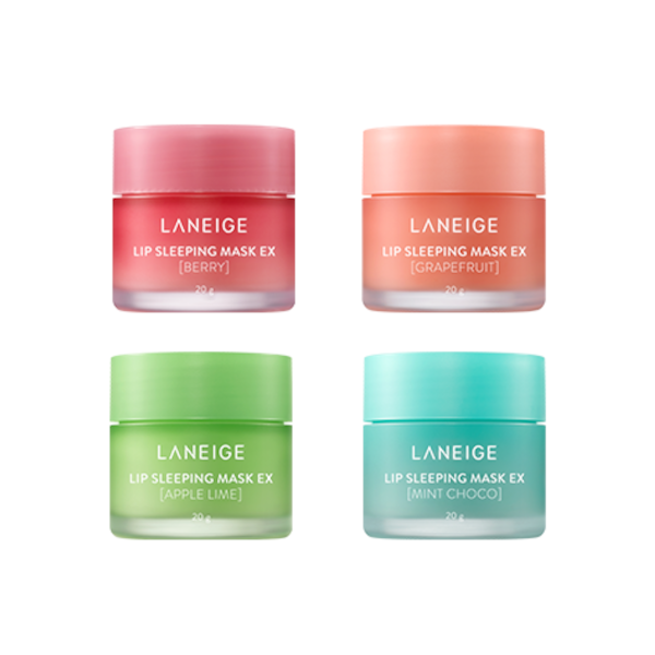 LANEIGE LIP SLEEPING MASK MINI KIT (4 SCENTED COLLECTIONS) Lip Scrub