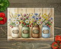 Faith Hope Joy Peace Masons Glass Cutting Board cutting board