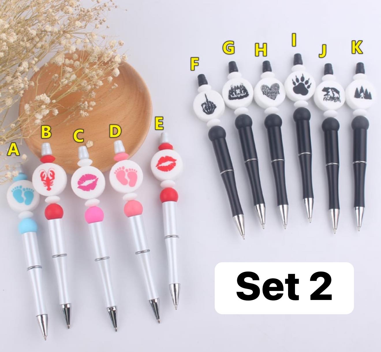 ASSORTED CUSTOM PENS - GREAT QUALITY PENS