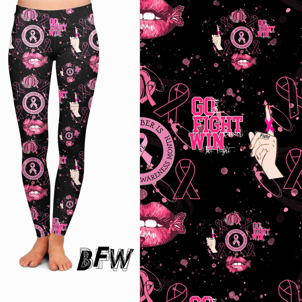 BREAST CANCER AWARENESS LEGGINGS AND JOGGERS