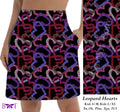 LEOPARD HEART SKORT