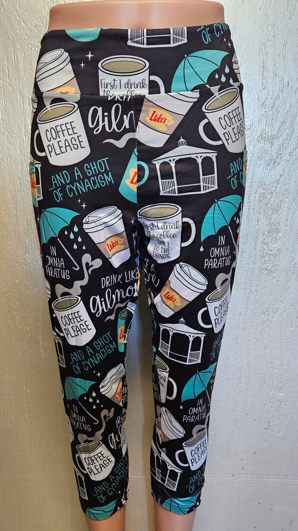 Coffee at Luke's leggings, capris, lounger, and jogger with pockets
