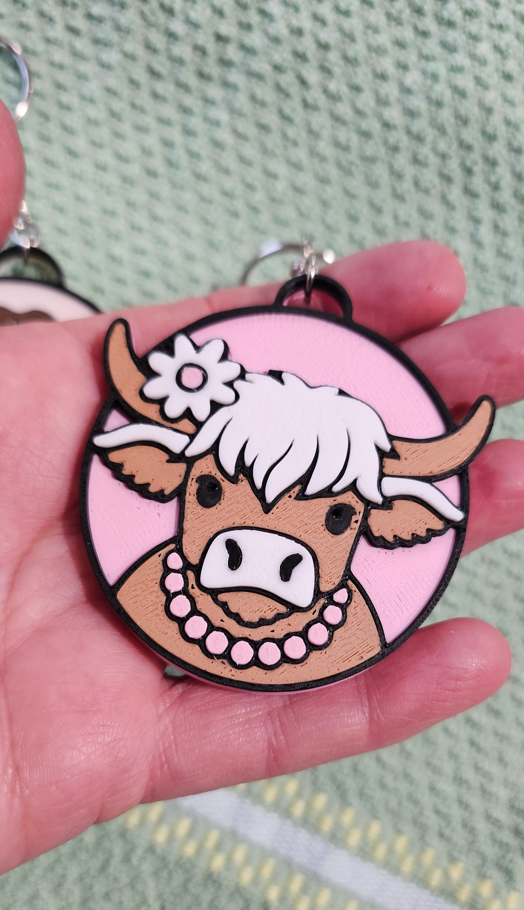 WESTERN COWGIRL & COWBOY HIGHLAND COW THEME GLAM-CESSORIES - NECKLACE, EARRINGS, MAGNET, KEYCHAINS, HAT PIN, PURSE CHARM Jewelry