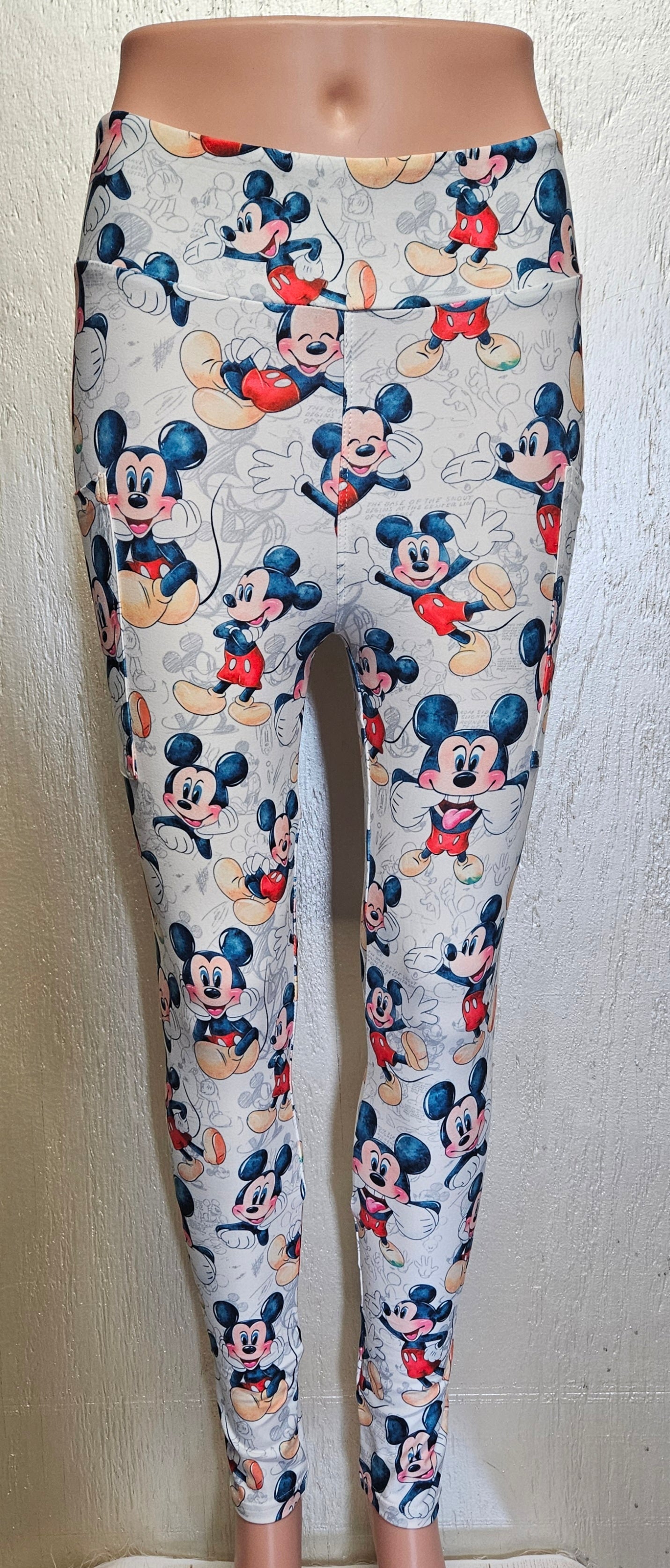 Smile Mouse skorts, capris, and leggings with pockets