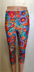 Hipper Flower 11 capris with pockets