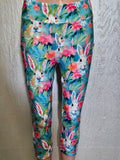 Easter Drawing Rabbits capris with pockets