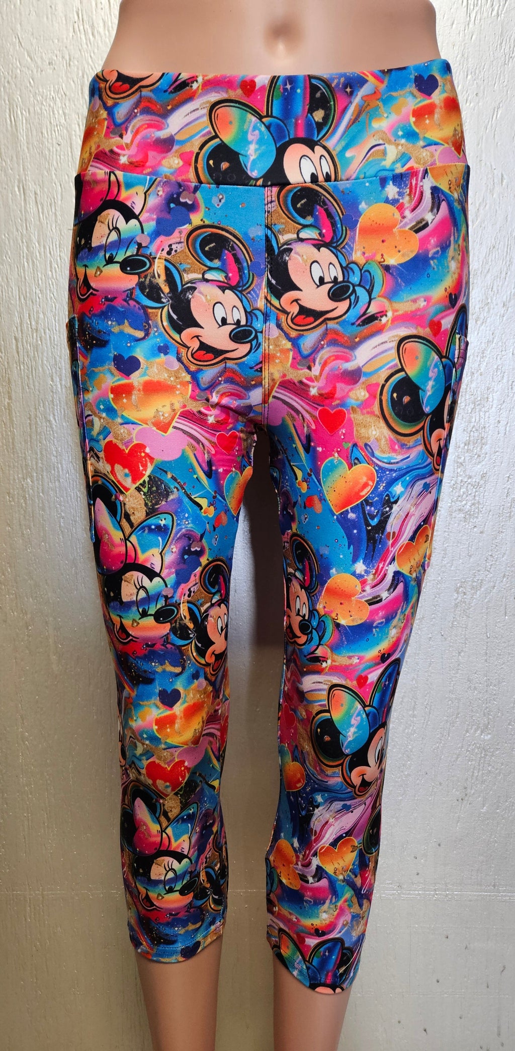 Magical Mouse Lovers leggings, capris, and biker shorts with pockets