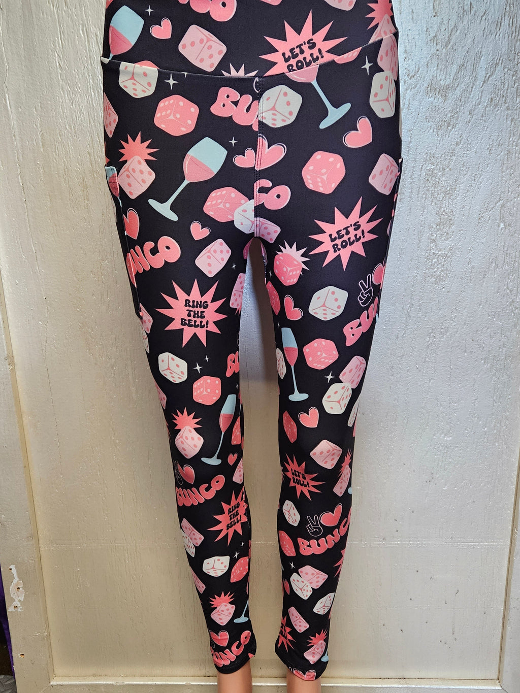 Bunco Love leggings and capris with pockets