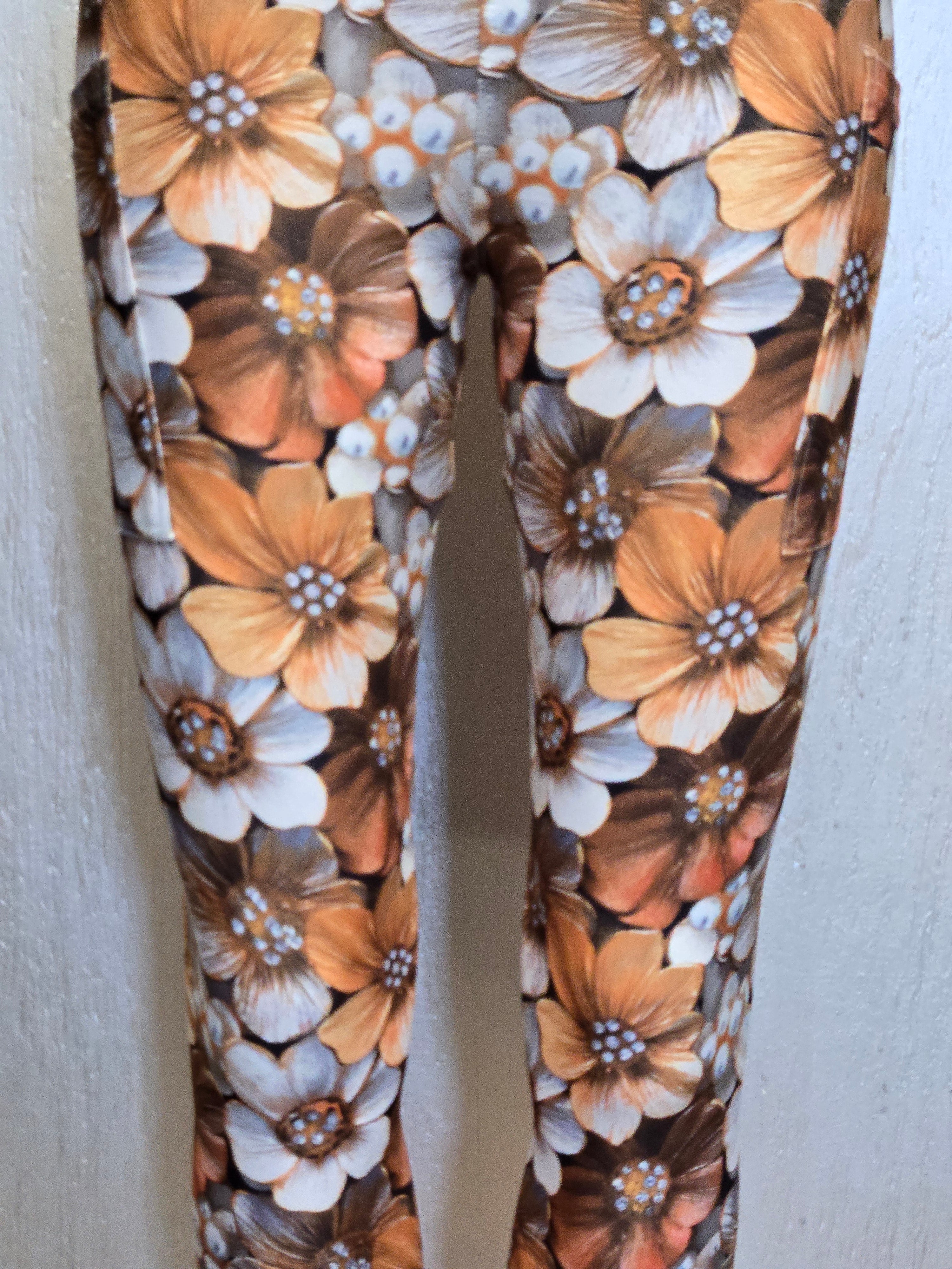 Diamond flower Skorts and capris with pockets