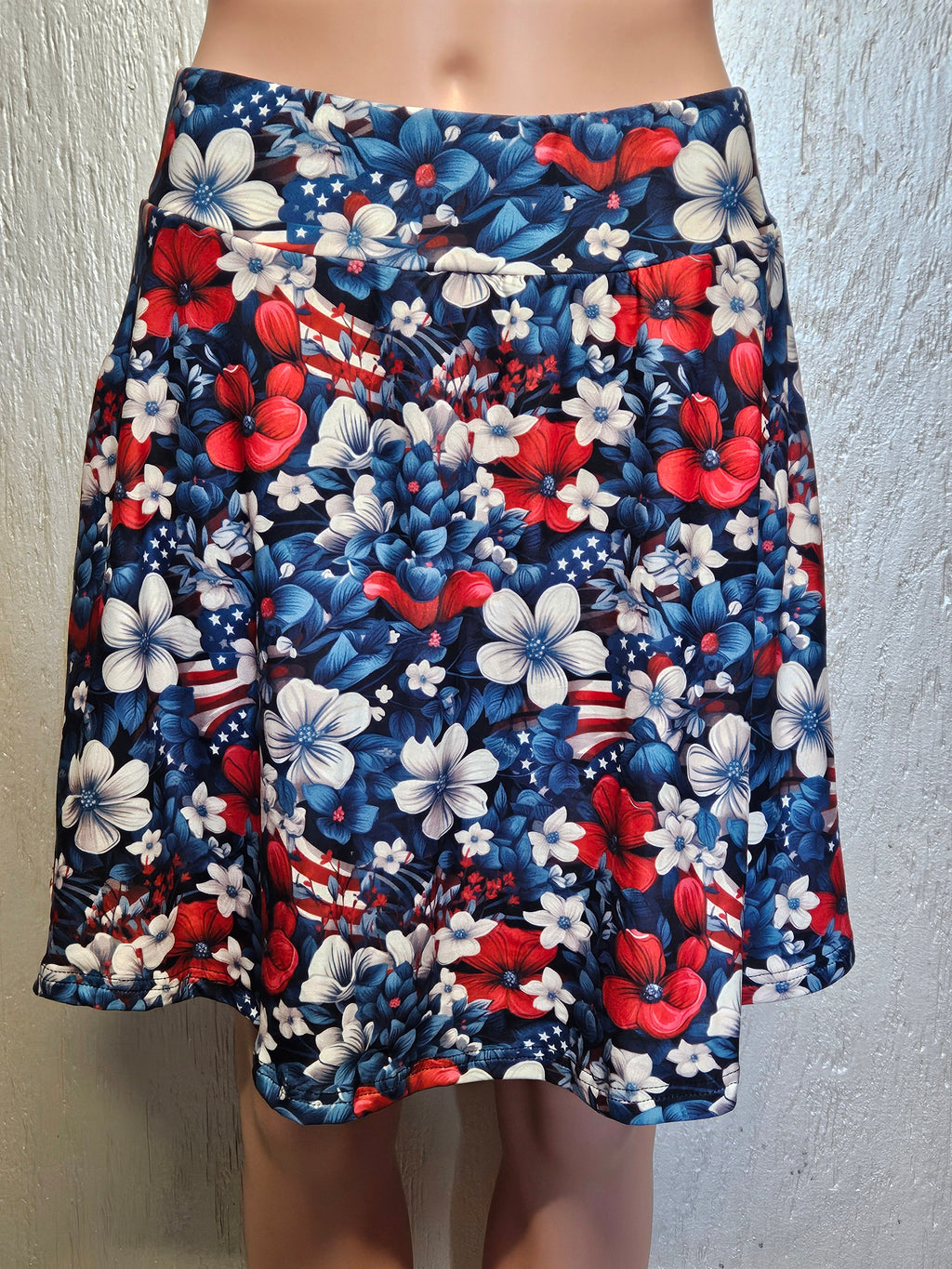USA Floral skorts with pockets