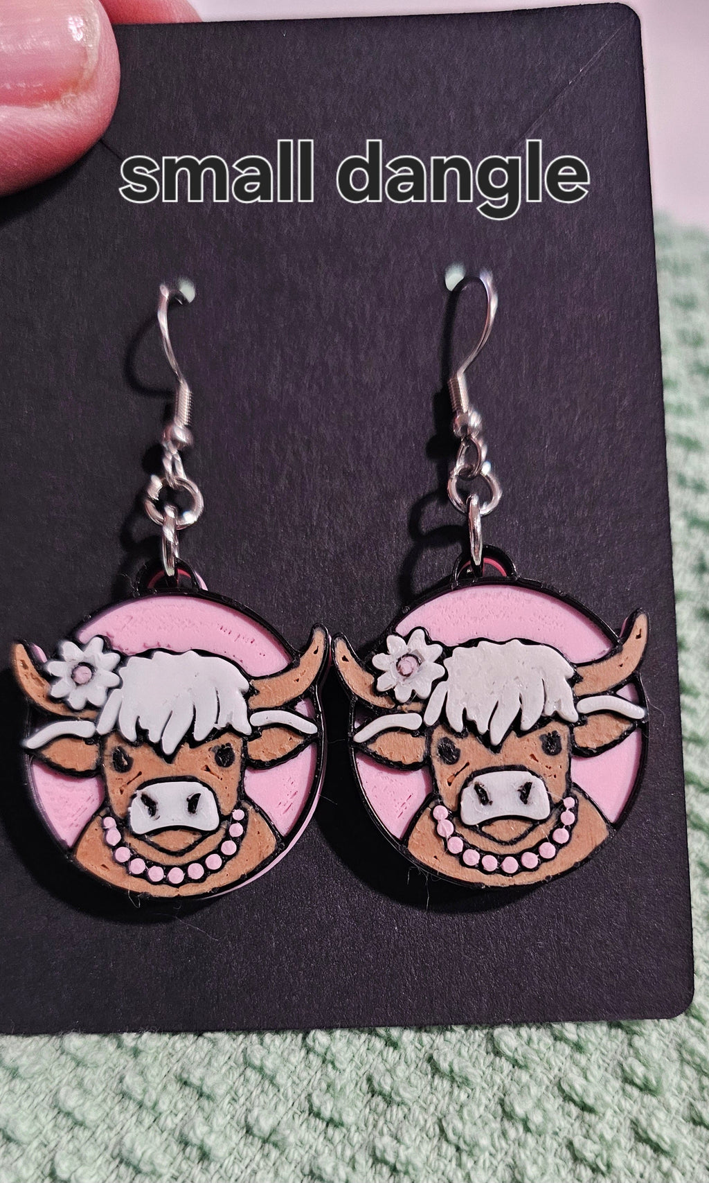 WESTERN COWGIRL & COWBOY HIGHLAND COW THEME GLAM-CESSORIES - NECKLACE, EARRINGS, MAGNET, KEYCHAINS, HAT PIN, PURSE CHARM Jewelry