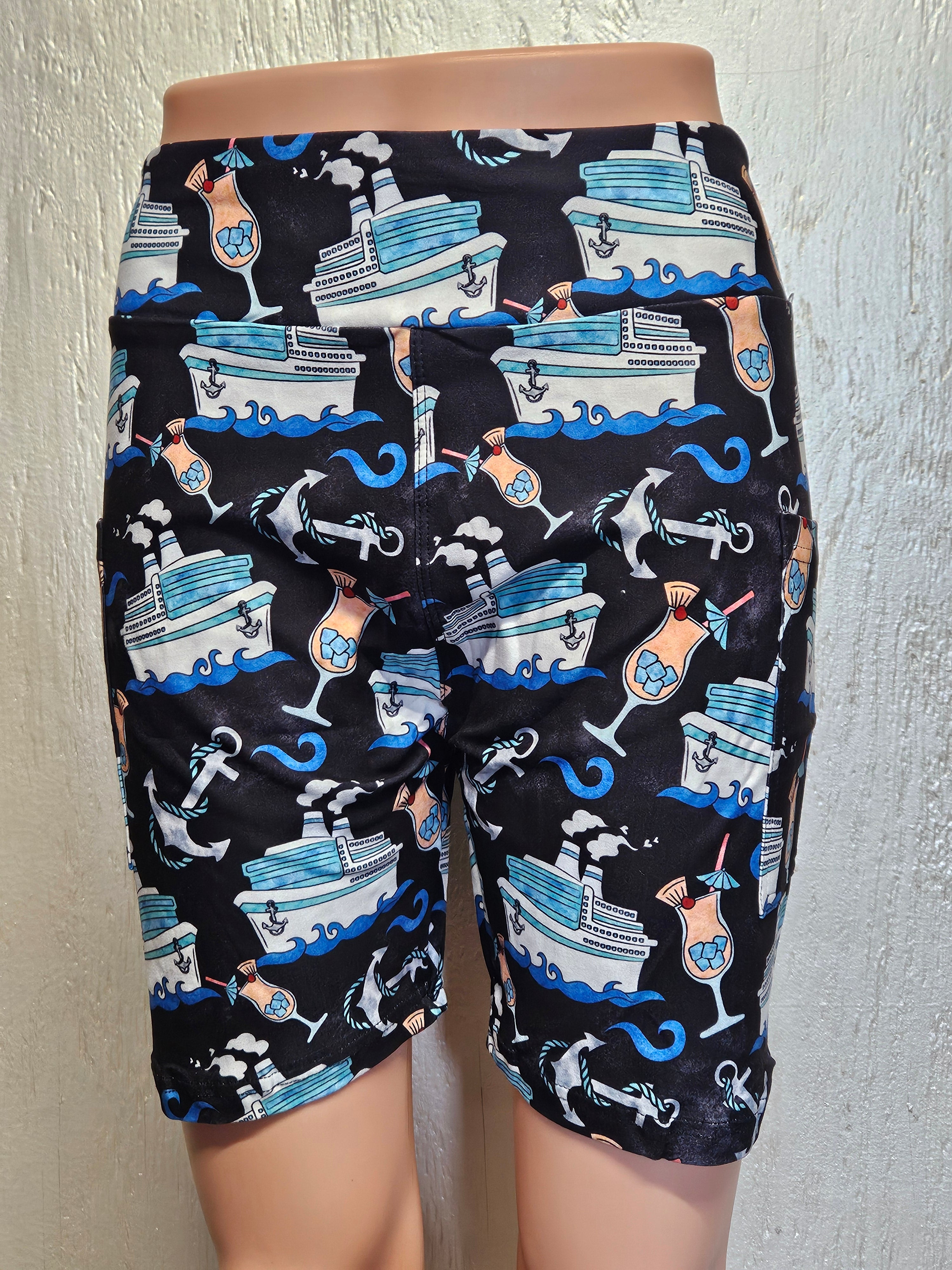 LET'S CRUISE CAPRI, SKORTS, AND BIKE SHORTS WITH POCKETS