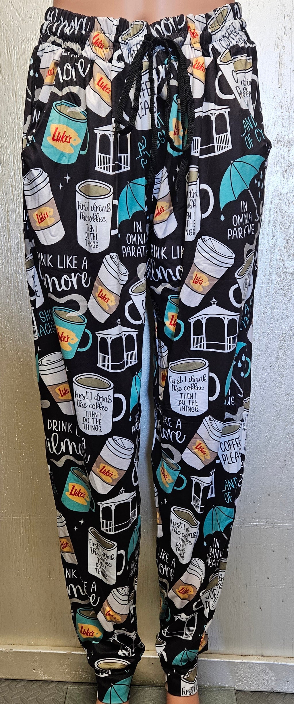 Coffee at Luke's leggings, capris, lounger, and jogger with pockets