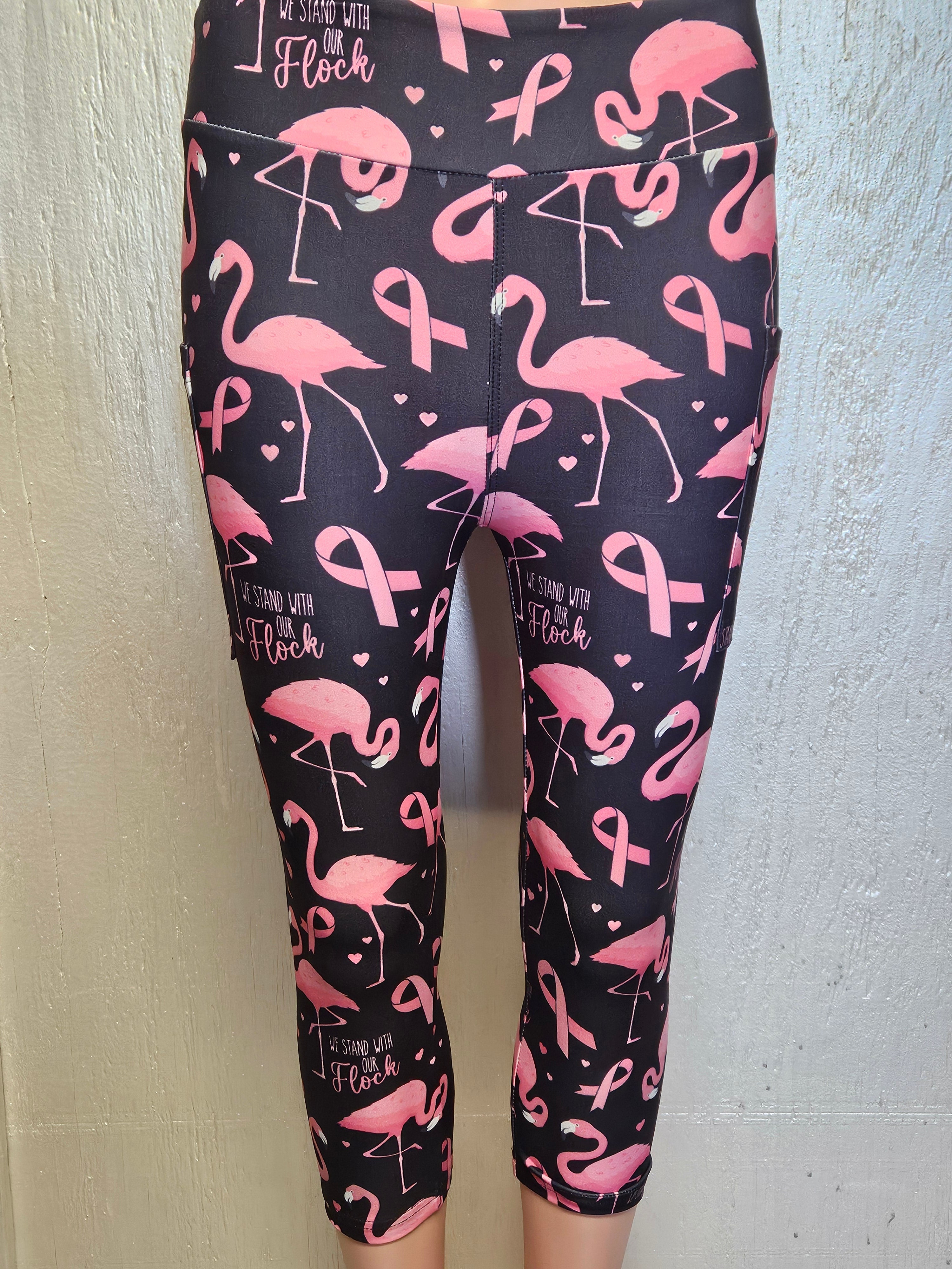 We Stand With Our Flock capris with pockets