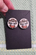 WESTERN COWGIRL & COWBOY HIGHLAND COW THEME GLAM-CESSORIES - NECKLACE, EARRINGS, MAGNET, KEYCHAINS, HAT PIN, PURSE CHARM Jewelry
