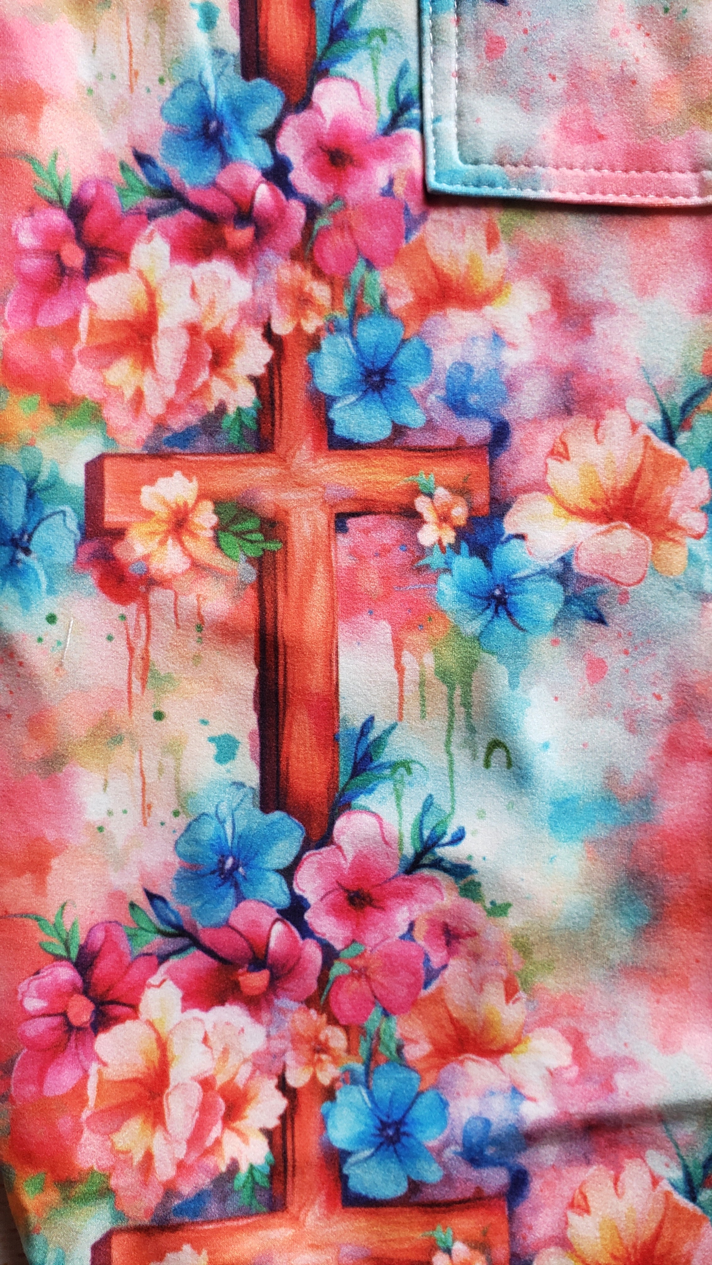 Flower Cross skorts and capris with pockets