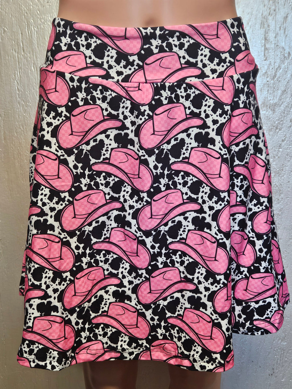 Pink Cowboy Hats skorts, leggings, and capris