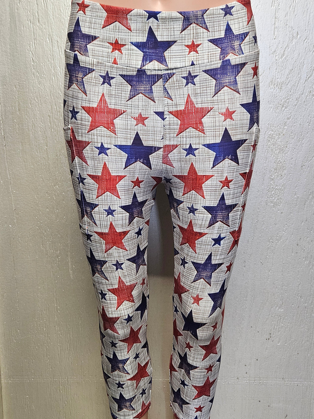 Embroidered Stars bike shorts and capris