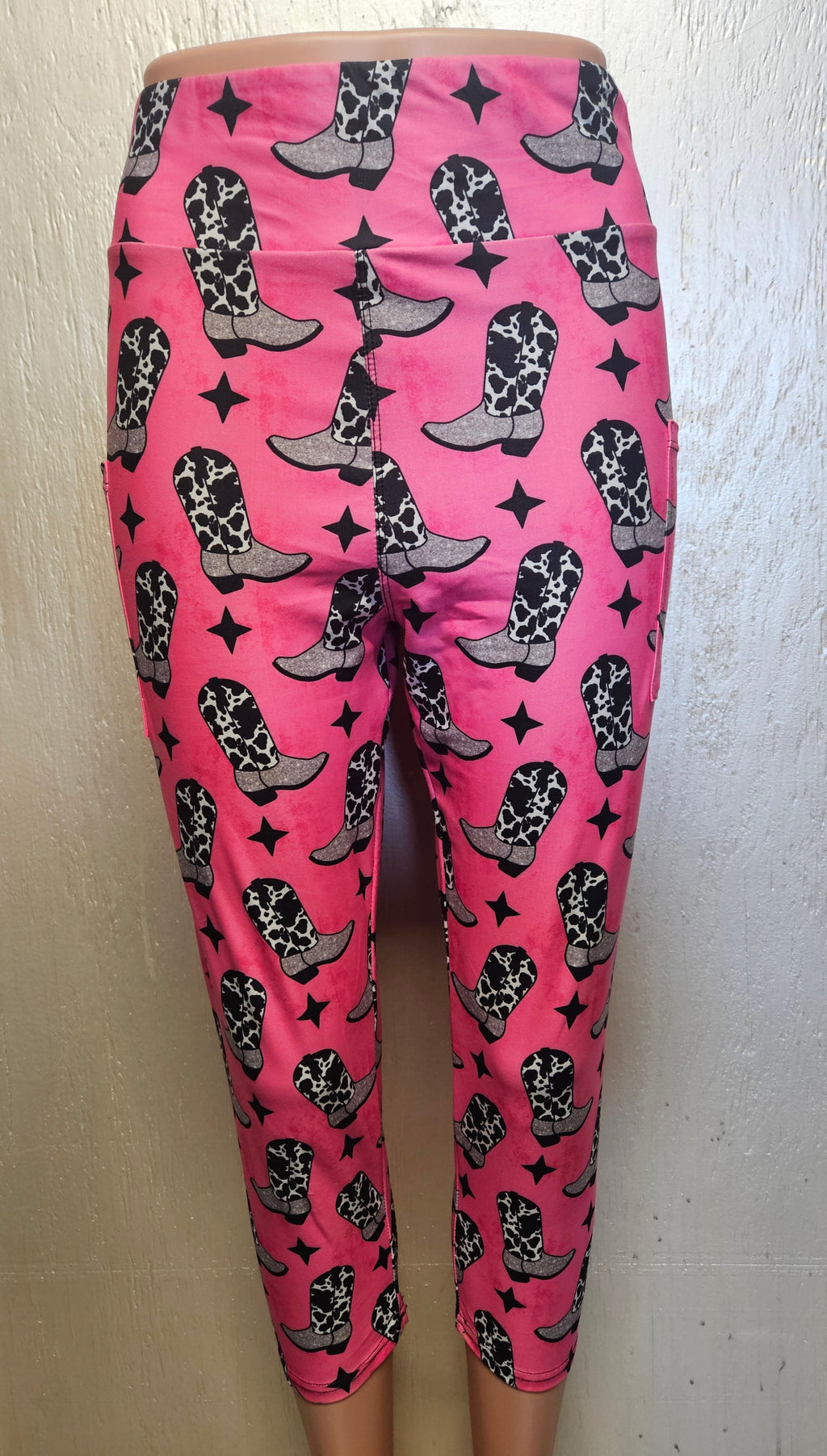 Boots On Pink skorts, leggings, and capris