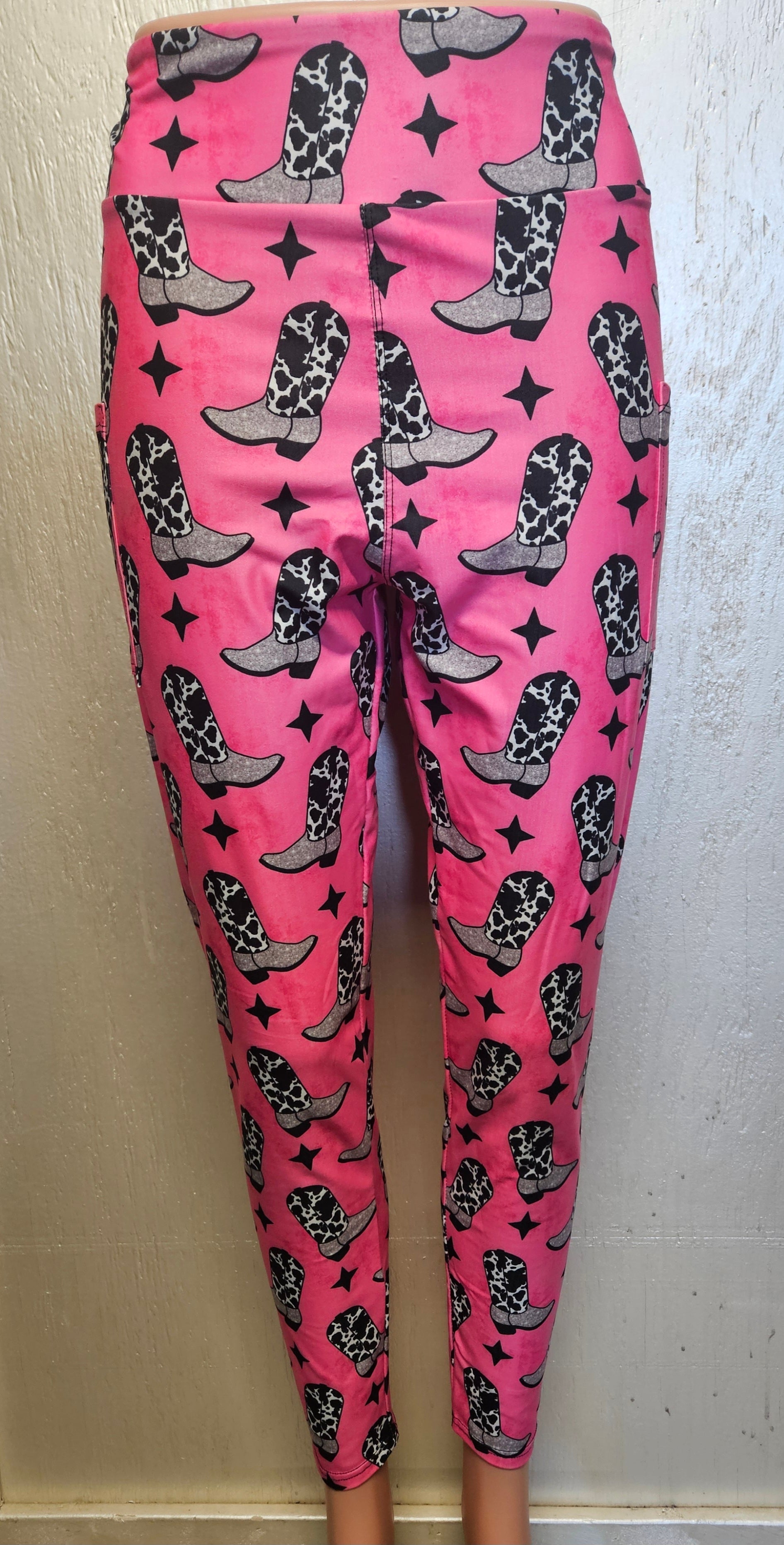 Boots On Pink skorts, leggings, and capris