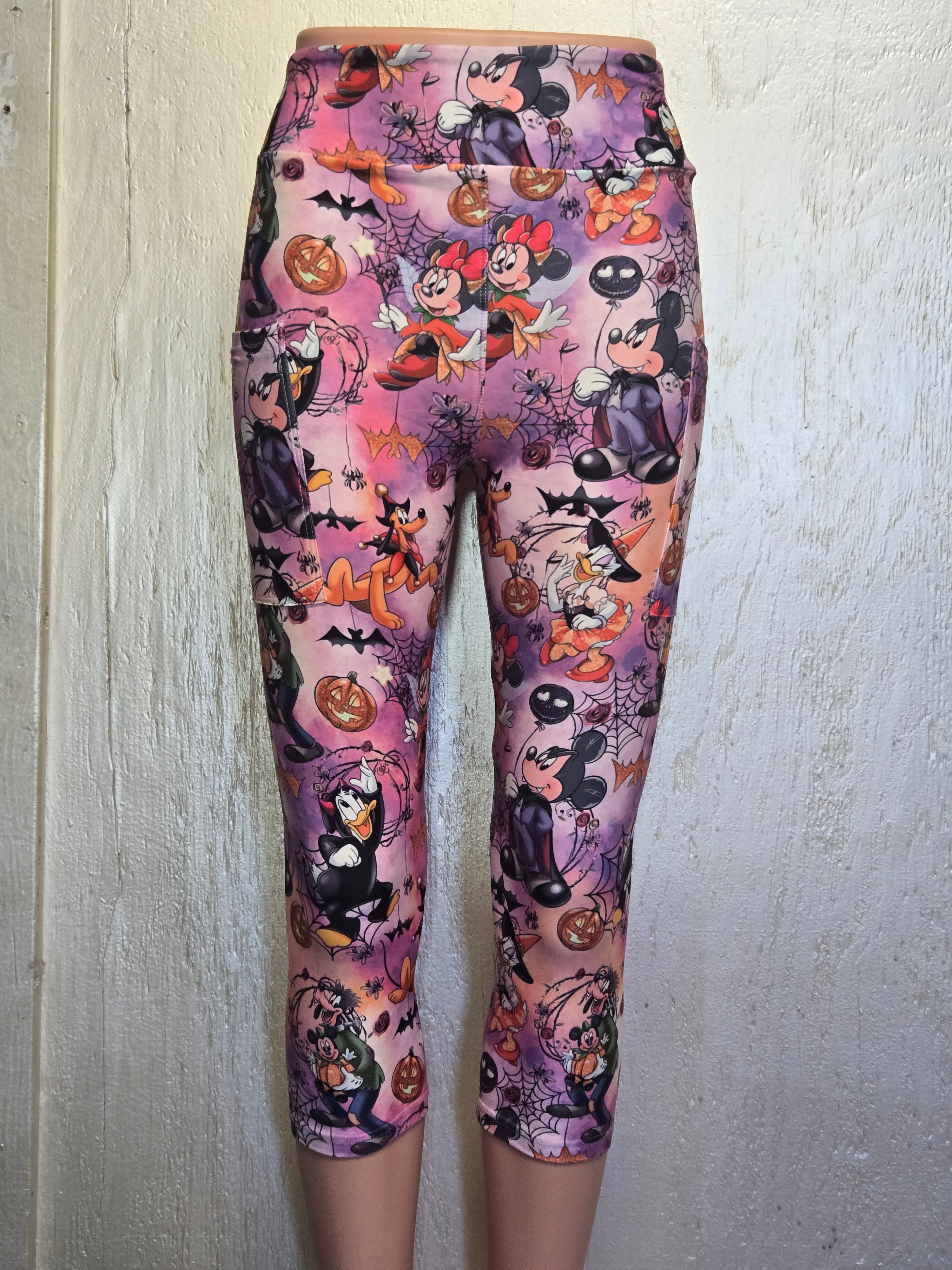 Halloween Friends capris with pockets