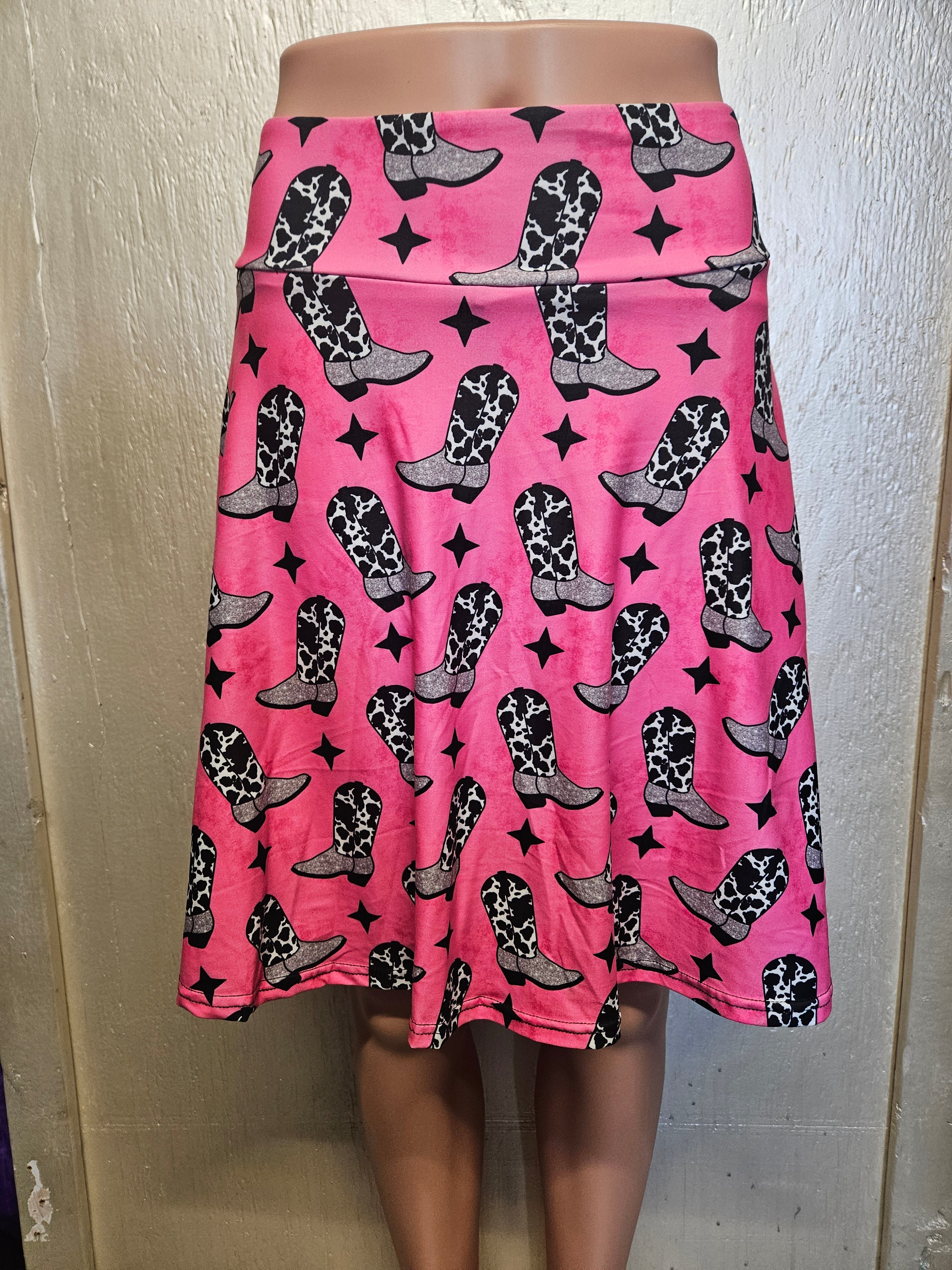 Boots On Pink skorts, leggings, and capris